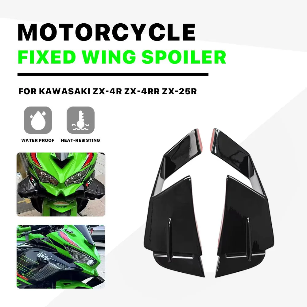 Motorcycle front Fairing Wings For KAWASAKI ZX4R ZX4RR ZX25R 2020