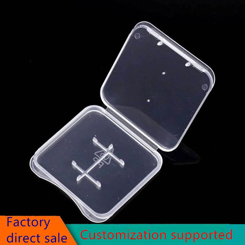 1000pcs TF sd memory card cases case box enclosure , slim sd card holder plastic Protector for TF sd 128GB 4GB 8GB 16GB