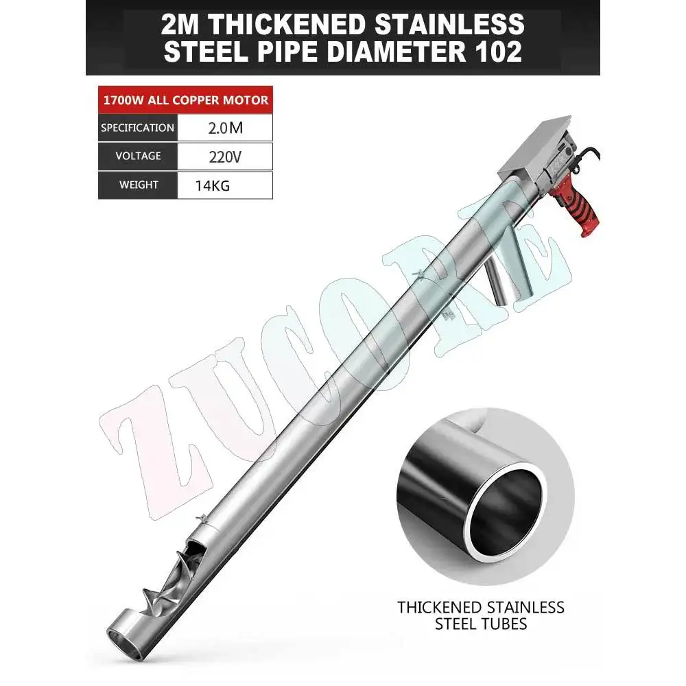 High Suction Truck Mounted Grain Suction Machine Feed Loading Machine Twisted Screw Conveyor