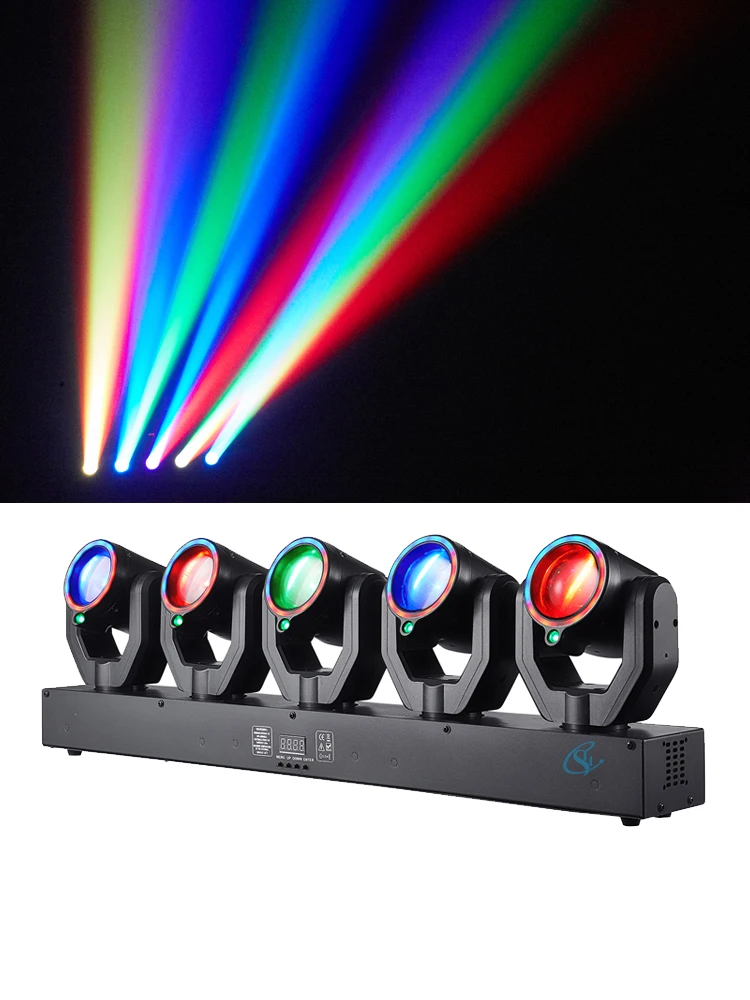 180W LED Moving Head Beam Lights RGBW 4IN1 Met DMX512 Veelkleurige Podium Professionele Verlichting voor DJ Disco Bar party - afbeelding 2