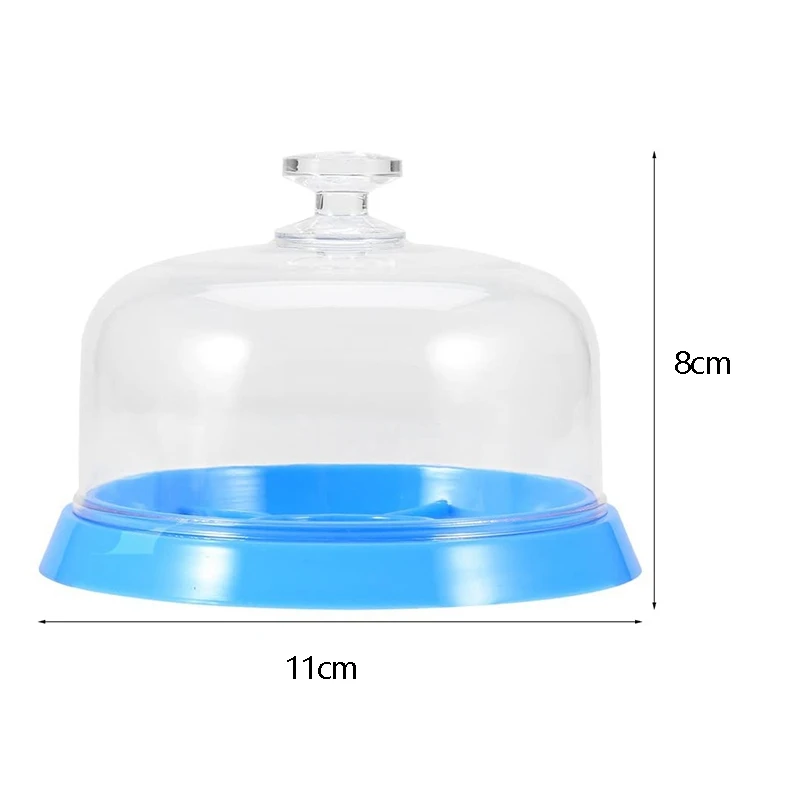 Cubierta de hoja antipolvo de reloj con bandeja, 6 ranuras, herramienta de reparación de movimiento de reloj, herramientas de joyería, Protector de repuesto, herramienta de reparación de relojero