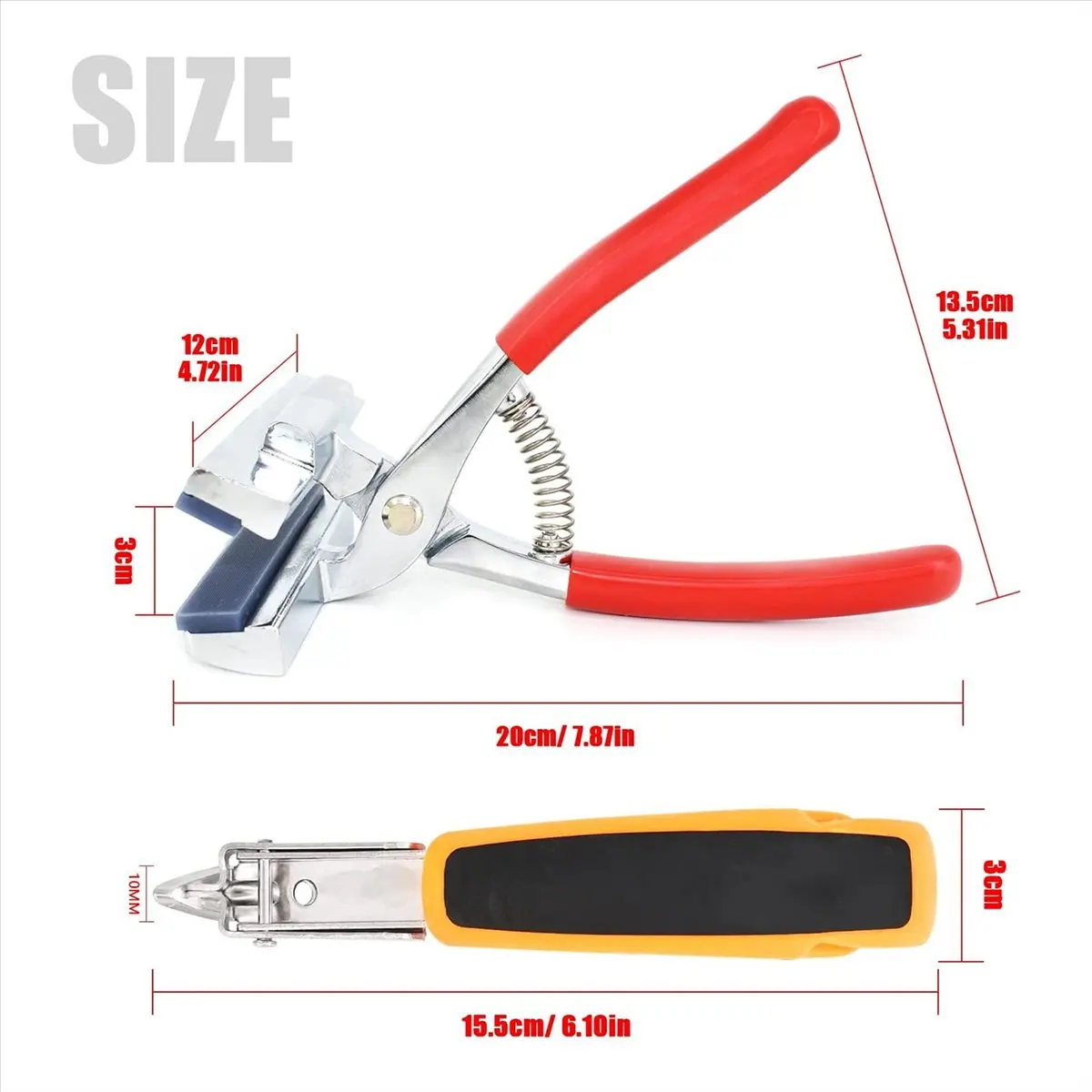 FTGT-Duty Canvas Pliers and Staple Remover Set, Stainless Steel Anti- Canvas Stretching Pliers Stretcher with Spring