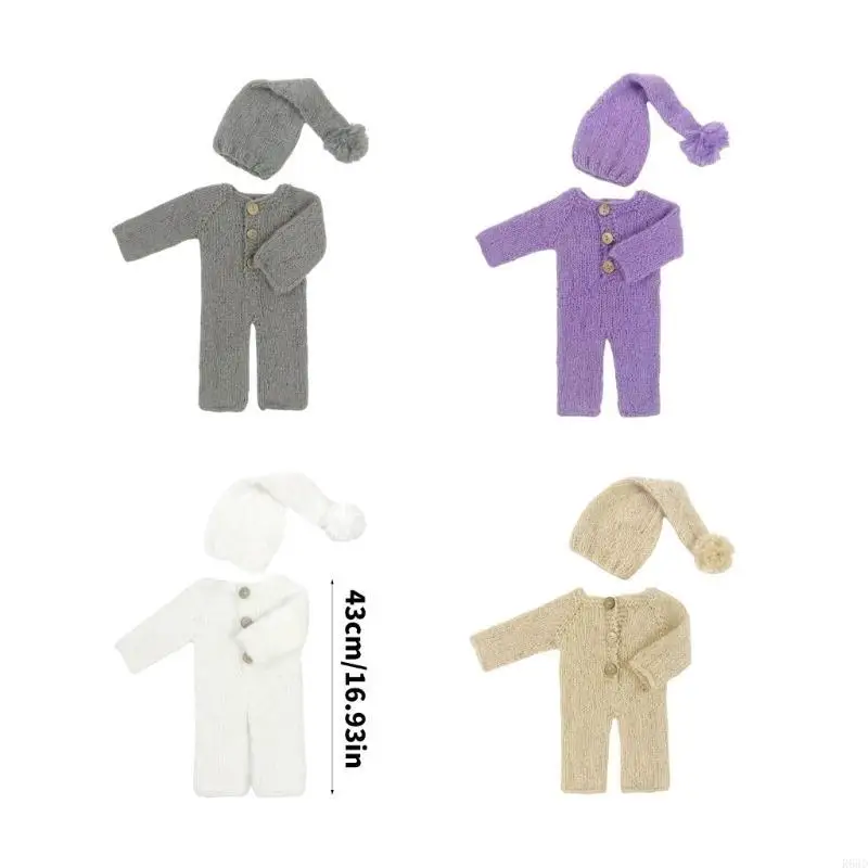 R66D التصوير الدعائم ازياء حديثي الولادة رومبير بذلة صور الملابس #6