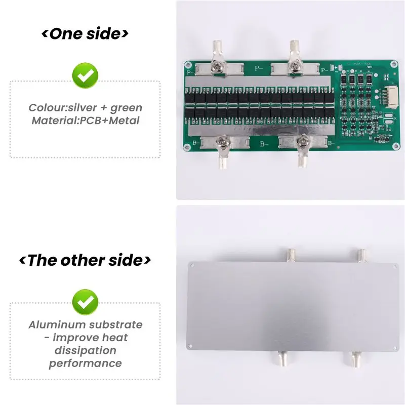 [NEW A09R!】 4S 12V Lifepo4 Battery Protection Board With Balanced Charging 150A Continuous 100A Power Portable Car Start Equaliz