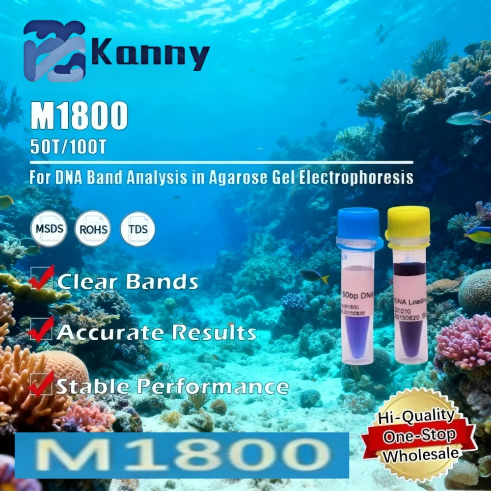 M1800 DNA Nucleic Acid Marker Electrophoresis Fragment Size Indication Molecular Biology Research Tool Original Product
