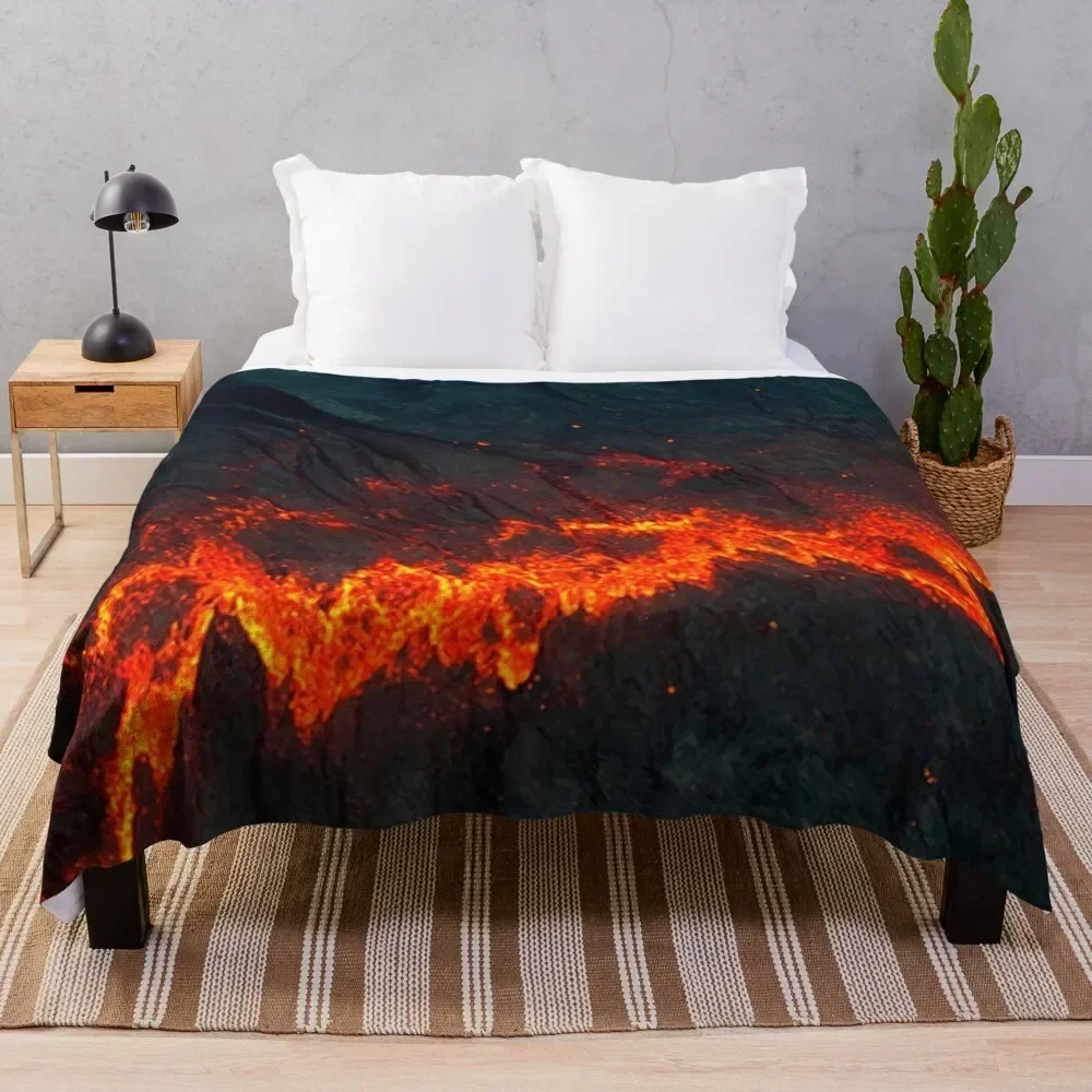 

Lava (Magma) Throw Blanket Fade Resistant Durable Throw Blanket