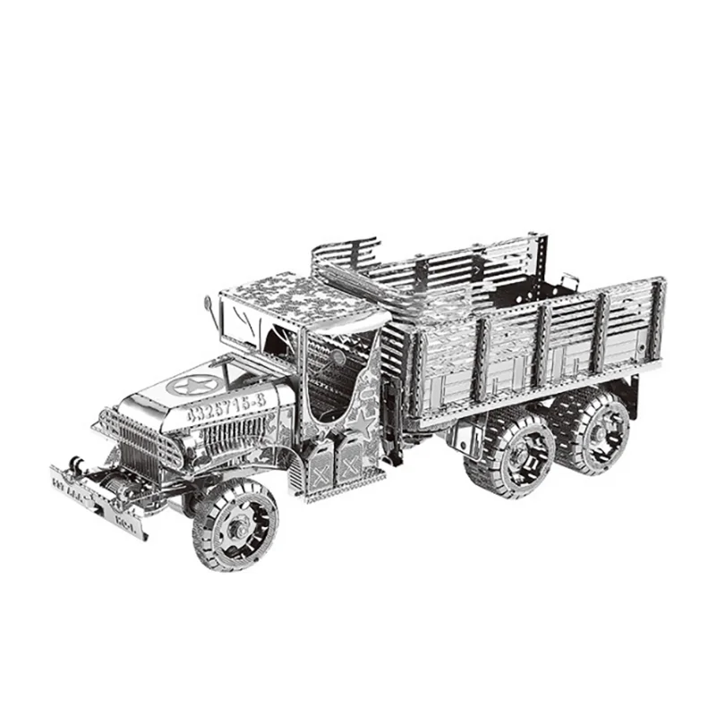 truck 3D Metal Puzzle model kits DIY Laser Cut Puzzles Jigsaw Toy For Children