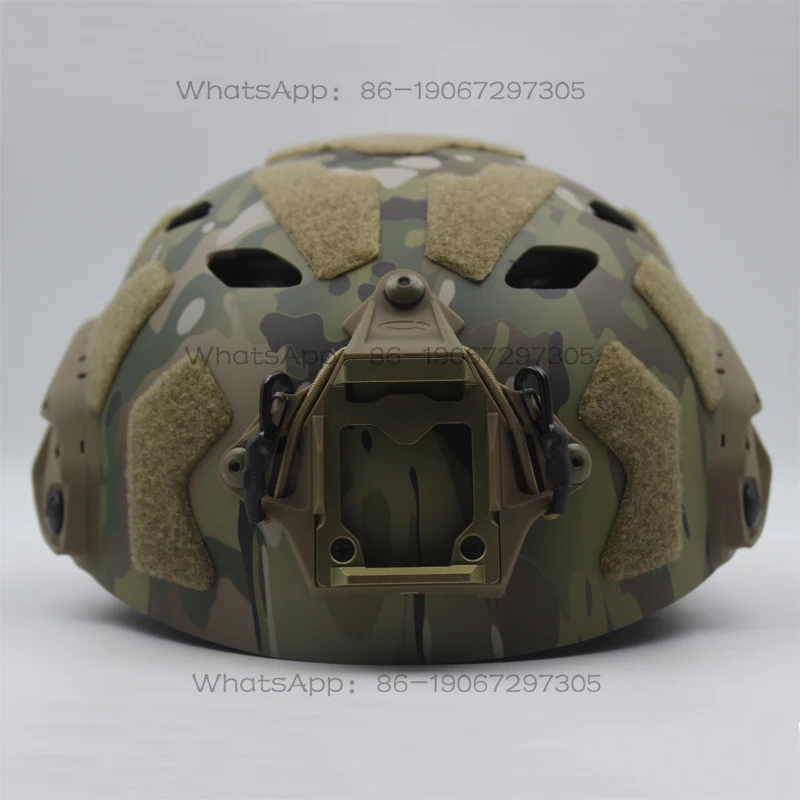 

Tactical Helmet SF Glass Steel Strip Perforated Breathable Mountaineering Parachute Safety Helmet
