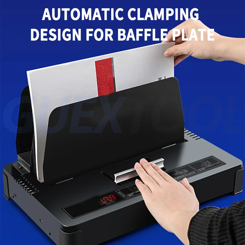 Electric Binding Machine Hot Melt Bidding Document Binding Machine Voucher File Contract Hot Melt Envelope Glue Binding Machine