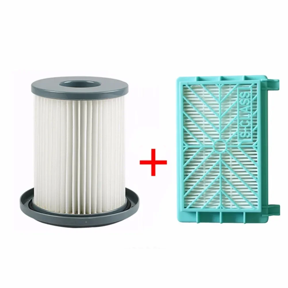 

2 Pcs/Set Vacuum Cleaner HEPA Filter element + Air filter for Philips FC8720 FC8724 FC8732 FC8734 FC8736 FC8738 FC8740 FC8748