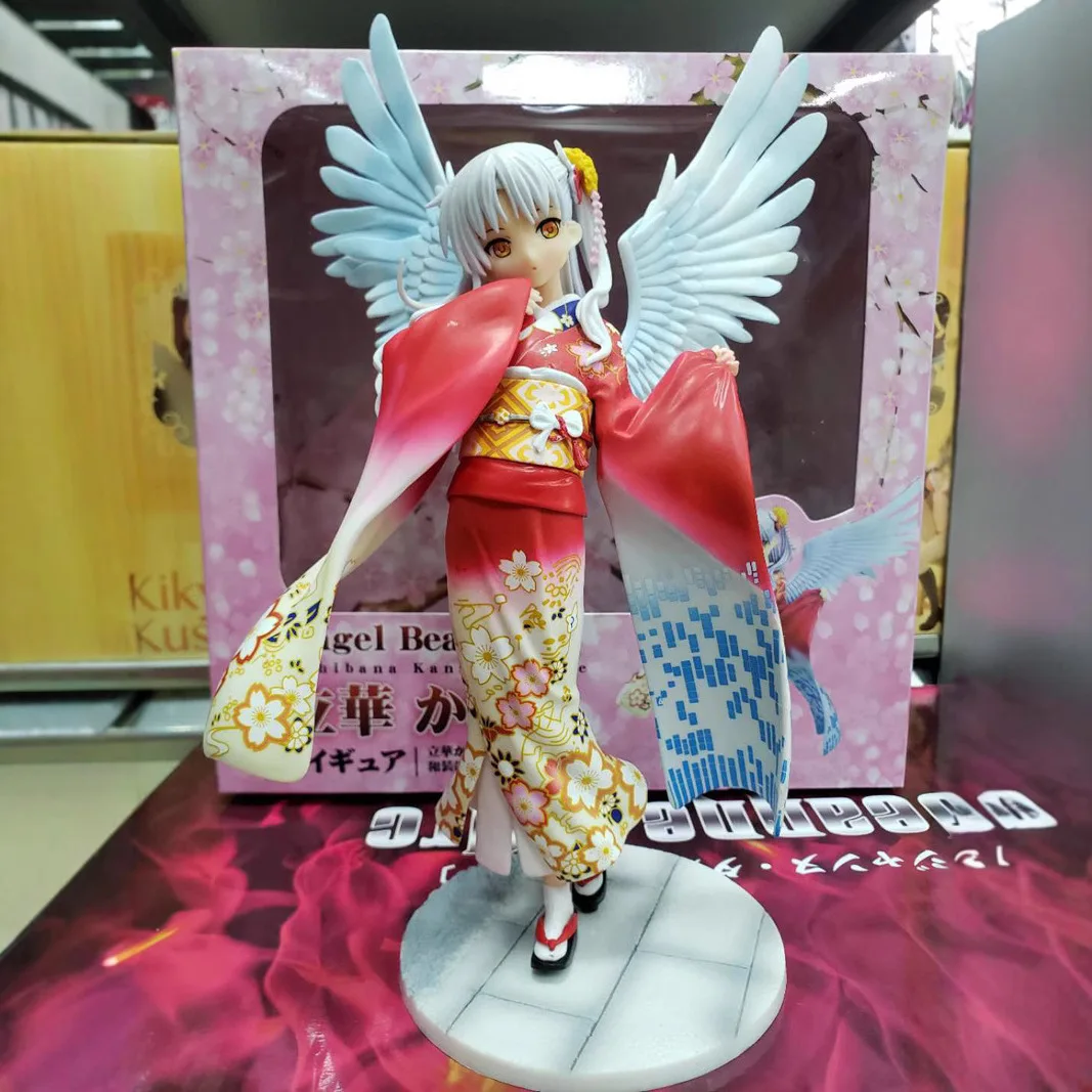 ¡El ángel batido de 19CM! Tachibana Kanade Kimono Ver. Figura de acción de PVC a escala 1/8, muñeca de Chica de Anime, regalo coleccionable