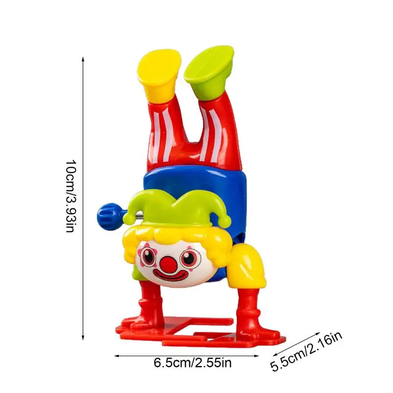 Walking Clockwork Toy Funny Wind-up Toy Clockwork Upside Down Walking Toy Handstand Little Hip-hop Boy Design Wind-Up Collection