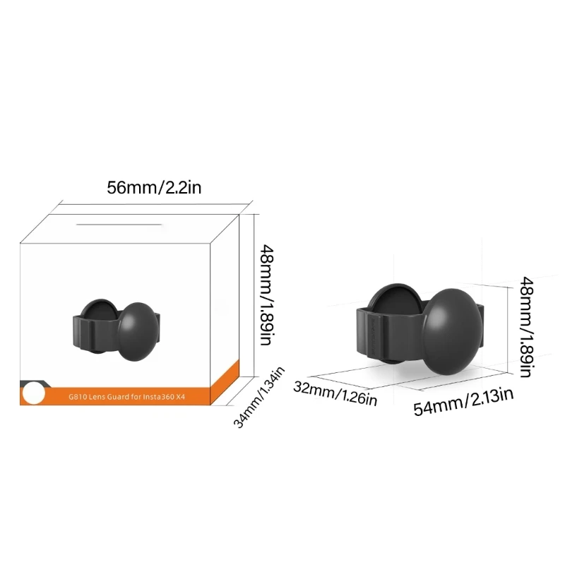 Bộ bảo vệ ống kính silicon 20CB cho nắp ống kính 360 Dễ dàng cài đặt phụ kiện máy ảnh