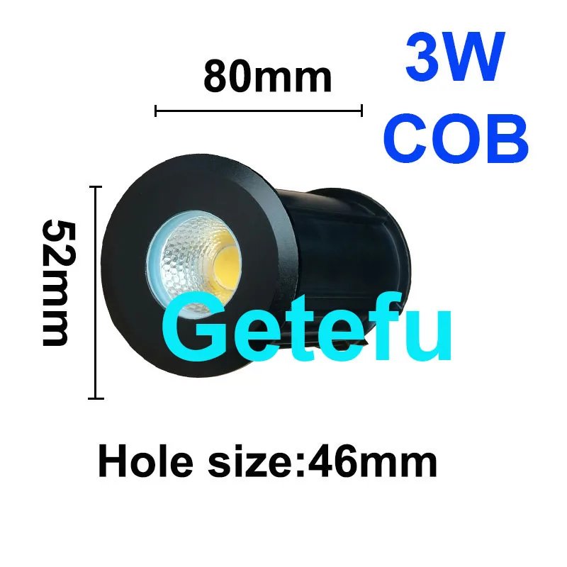 3w 5w 10w led garten leuchte ip67 ac110v 220v dc12v strahler außen einbau unterirdische lampe boden landschafts beleuchtung – Detail 12