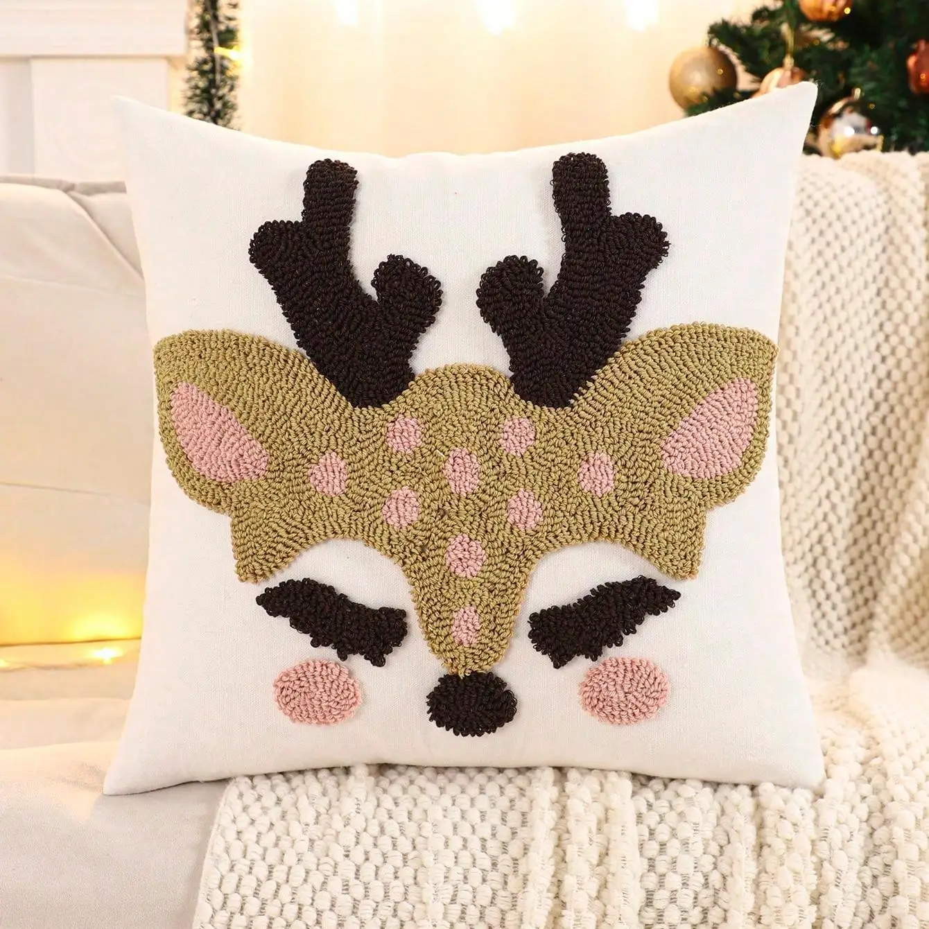 Simple Living Room Sofa Pillowcase High-end Custom Dense Velvet Light Luxury Office Meeting Room Cushion Home Bedside Pillow