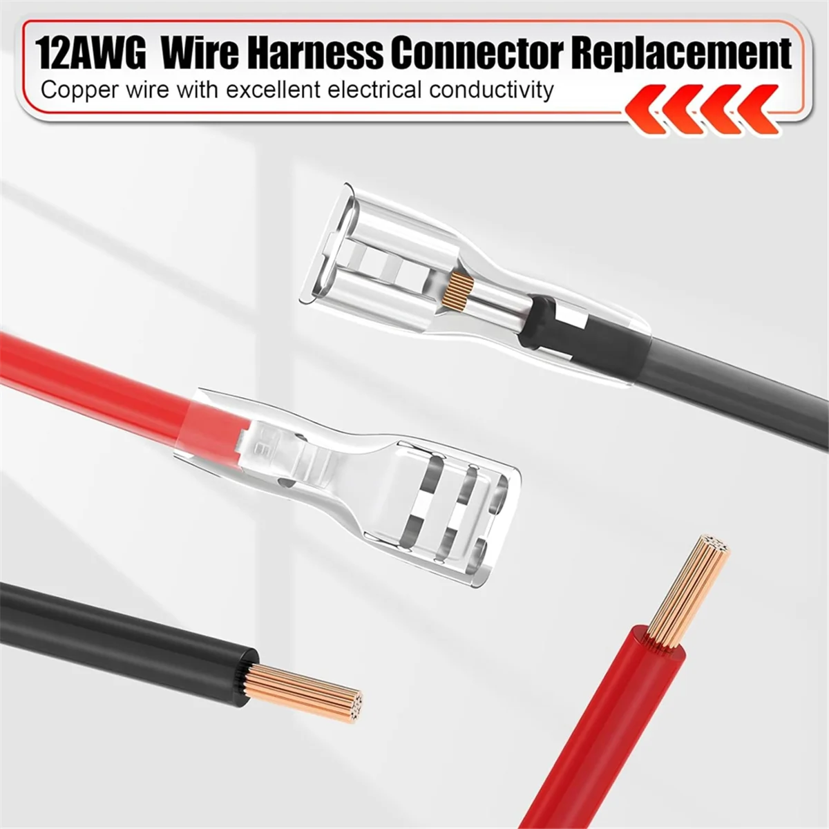 YKH_12 AWG Wire Harness Connector Replacement Compatible with Peg-Perego
