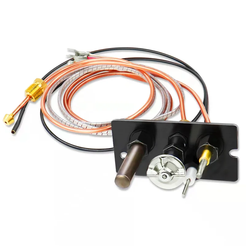 

Propane & Natural Gas Fireplace Pilot Assembly Include Pilot Tube Thermocouple and Ignitor Wire Used for Fireplaces