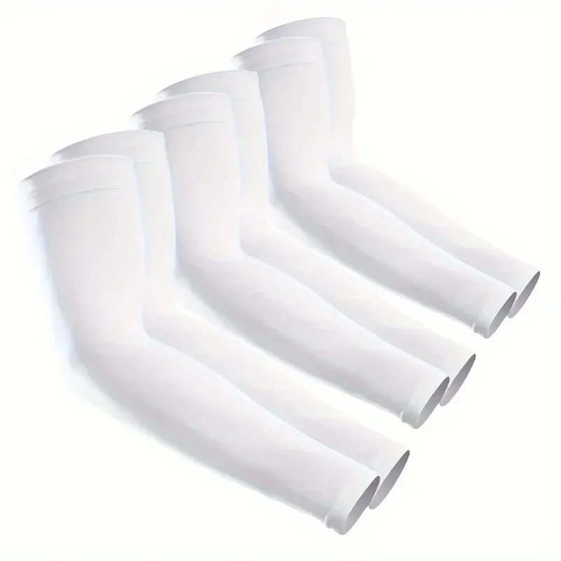 AliExpress NONE 3 Pairs Breathable Cooling Ice Silk Arm Sleeves UV Sun Protection High Elastic Arm Covers for Outdoor Cycling  Mountaineering