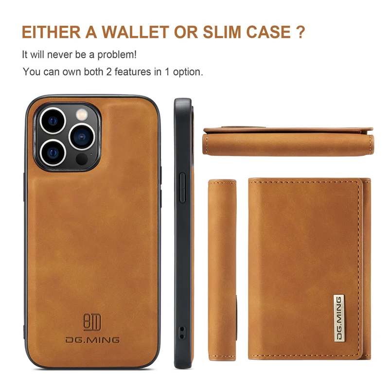 For iPhone 14 Pro Max 13 12 11 Pro Max Plus XS X XR 8 7 Deluxe Leather Business Magnetic Wallet Shock proof Cell Phone Case