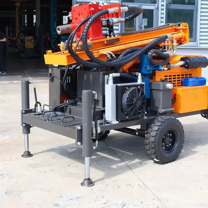 Customized Reliable Crawler Rotary Driller 200M Solid Track Long Service Trusted Deep Water Well Drilling Rig