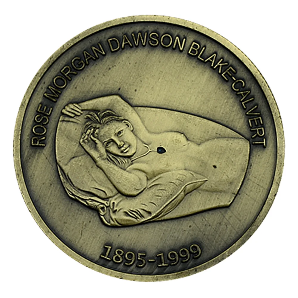 مجموعة RMS Titanic Collection عملة معدنية مطلية بالبرونز قابلة للفصل مجموعة قلب المحيط عملة زوجين رمز الحب هدية صغيرة