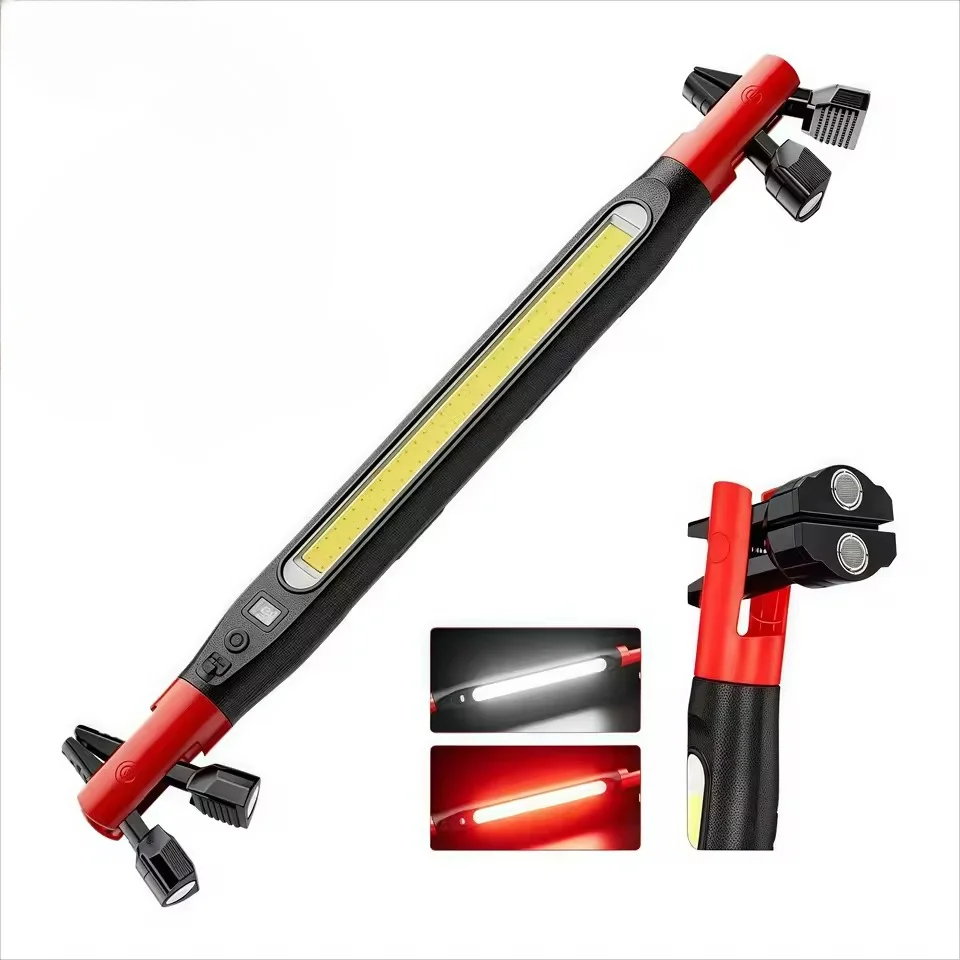 

Magnetic LED Mechanic Work Light USB Rechargeable 360° Swivel Flashlight for Car Repair Auto Garage Use Emergency Lamp