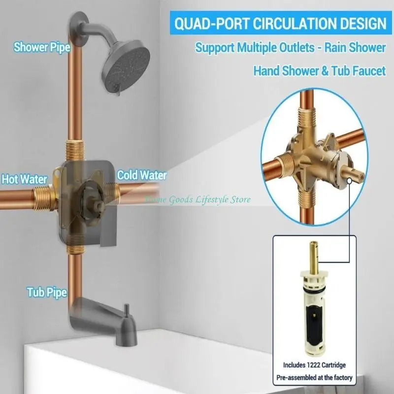 

E74E Strong Brass Construction Valves with Easy Installation Suitable for PEX & IPS