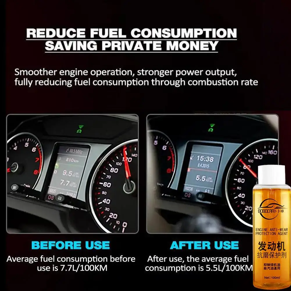 Engine Anti-Wear Protective Agent Noise Reduction Jitter Engine Cylinder Repair Agent Additive Oil Liquid Additive Car Supplies