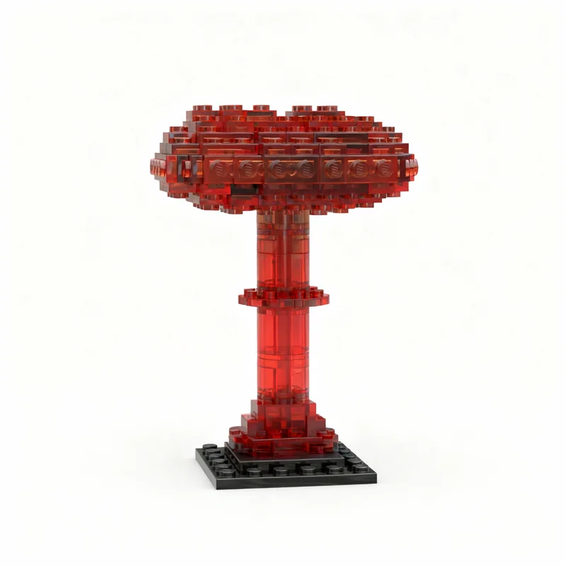 NEW 302PCS MOC Creative Model Adam Bombs Garbage Pail Brickidz DIY Assembly Building Block Display Birthday Gift Collectible Set