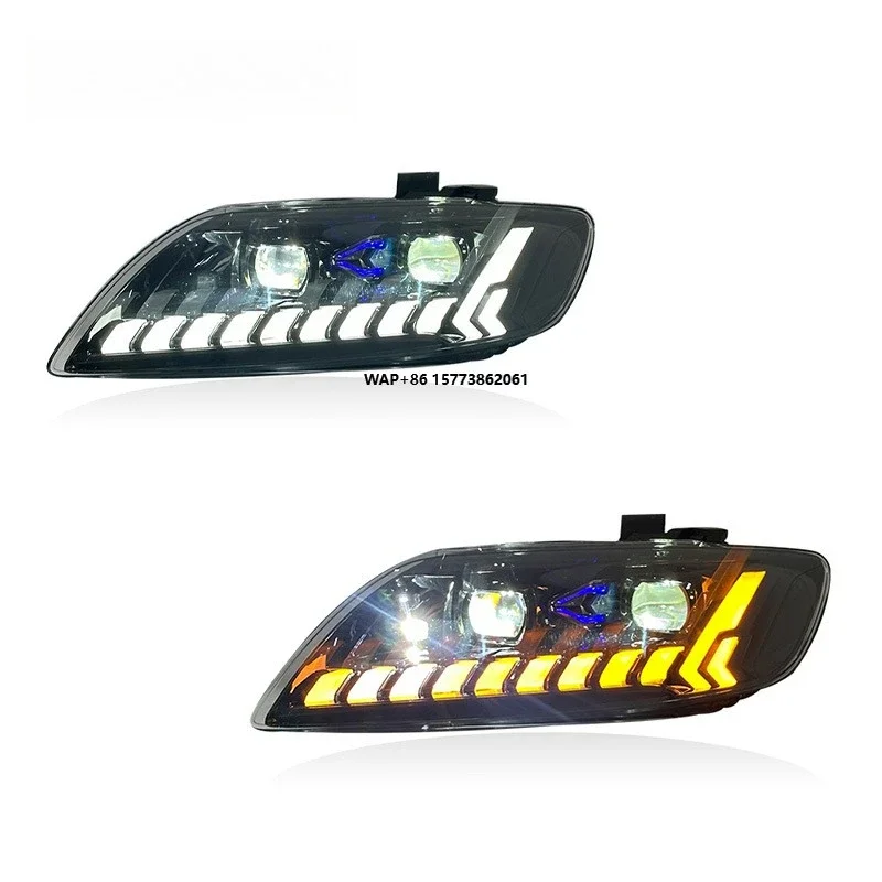 

2 Unit LED Headlights Car Accessories Suitable for Auto Lighting Systems 06-15 Q7 Headlight Assembly Car Led Lights