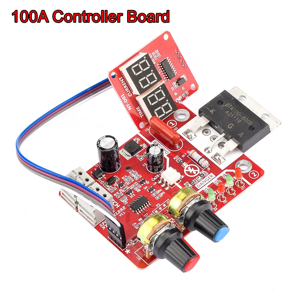 NY-D01 NY-D02 Spot Welding Machine Control Board Welder 110V 220V to 9V Transformer Controller Board Timing Current Time Current