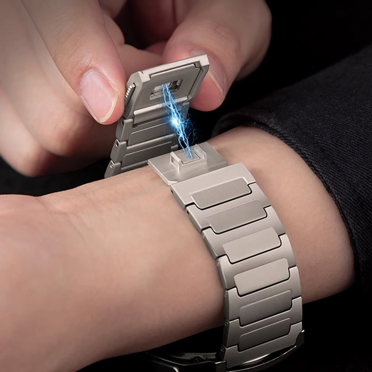 Роскошные ремешки из нержавеющей стали для Samsung Galaxy Watch 8, 40/44 мм, браслет с магнитной пряжкой для Galaxy Watch 8, классические аксессуары