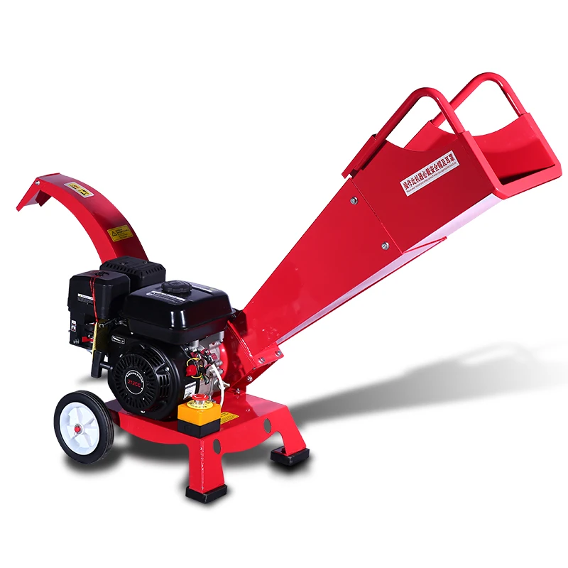 Customized Landscape Wood Chipper Fast Action Engine Driven Shredder For Garden And Estate Work