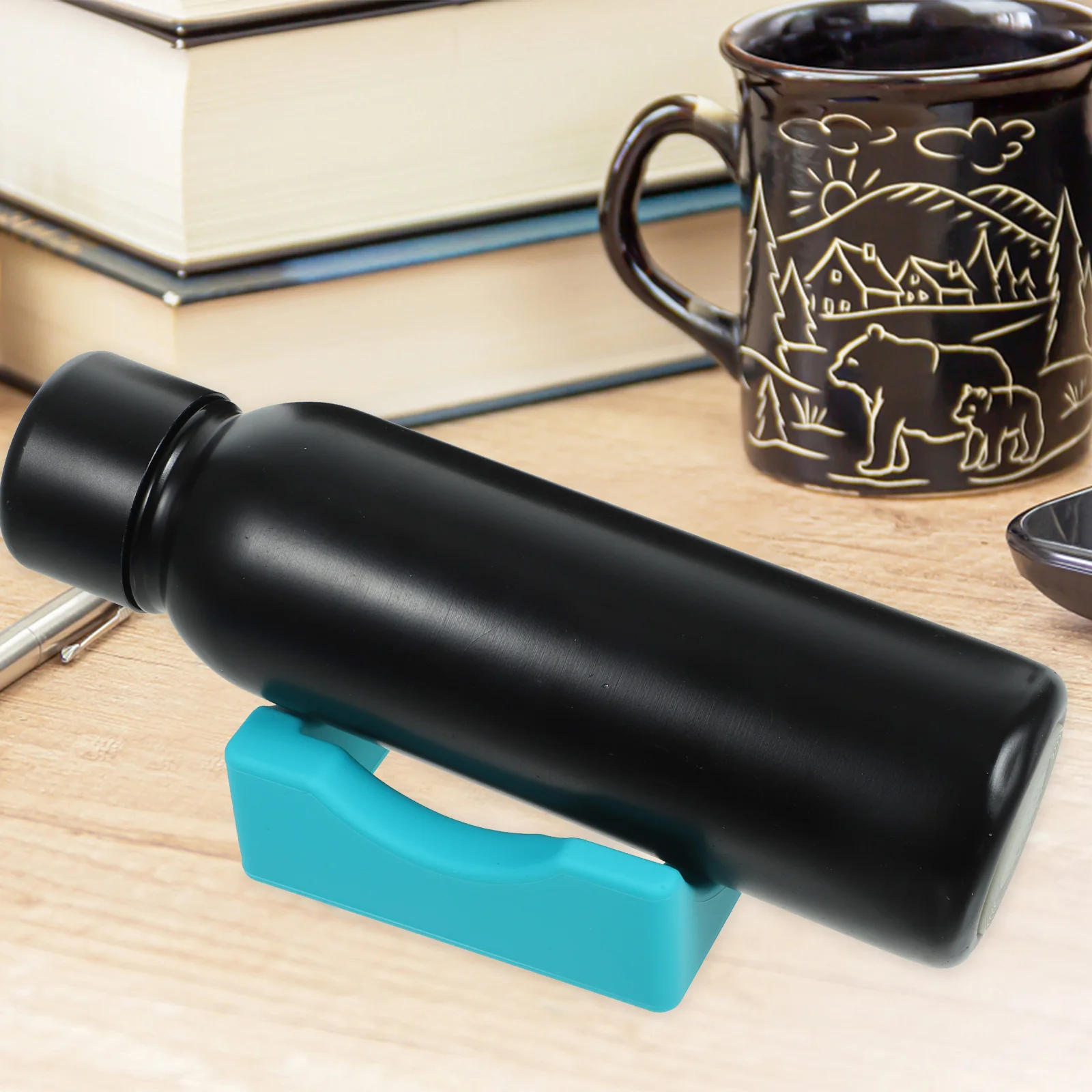 

1 set Silicone Cup Cradle Tumblers Holder Desktop DIY Manual Reusable Fine Squeegee Accessory Gel Small Storage