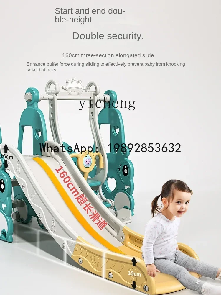 AF Slide – cadre d'escalade pour enfants, balançoire et toboggan pour bébé de la maternelle, toboggan trois en un