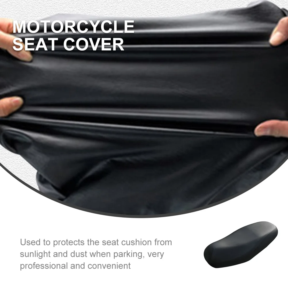 

Durable Waterproof PU Motorcycle Seat Cover Elastic Edge Protector Non-Slip Comfortable Daily Use Sleeve