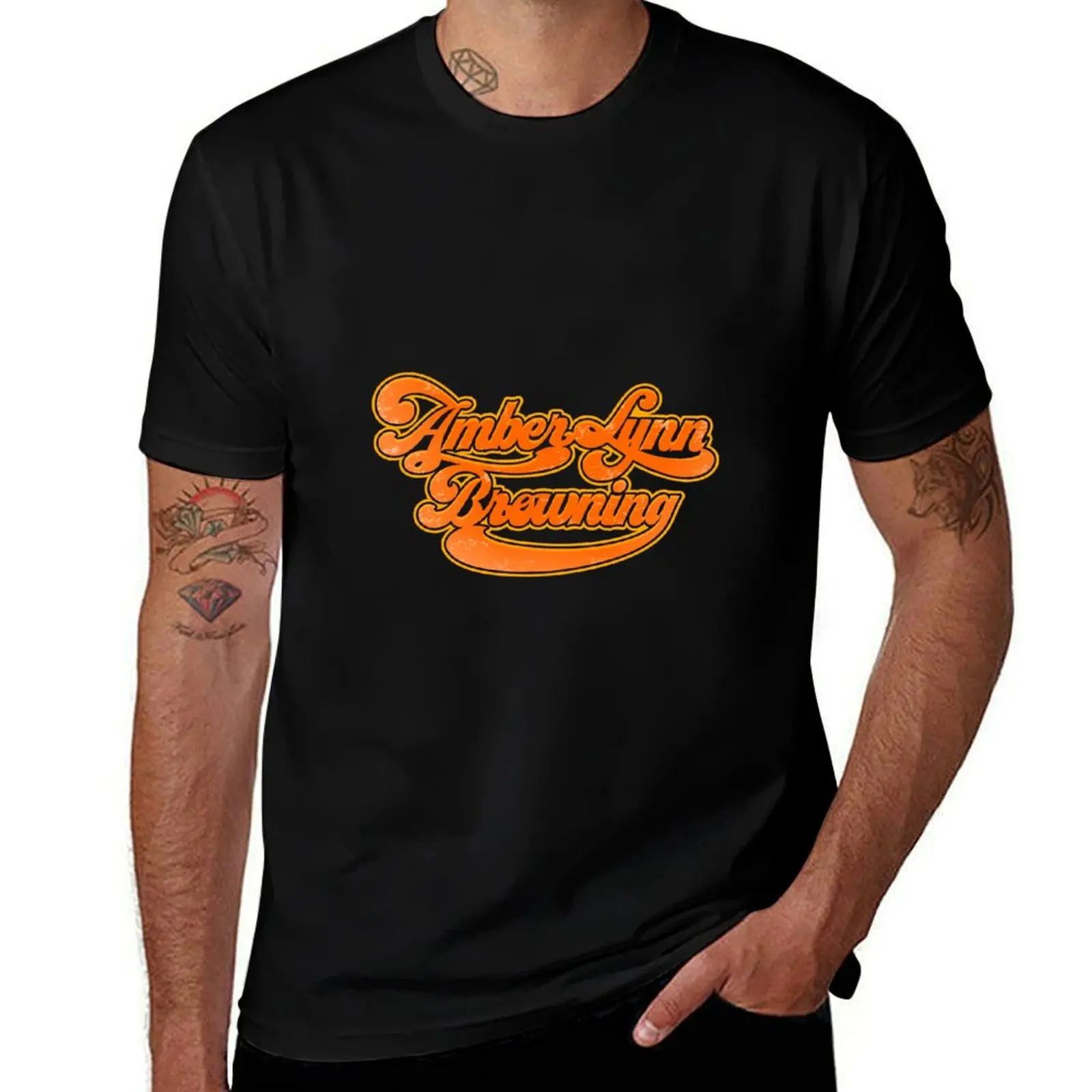 

Amberlynn Browning (AB Merch) T-Shirt valentines clothes korean fashion custom t shirt mens clothing
