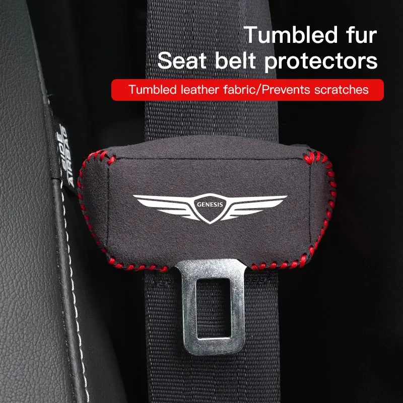 Car Seat Belt Clip Protector Seatbelt Buckle Plug Protective Cover For Genesis G80 GV70 GV80 GV60 G70 Car Accessories