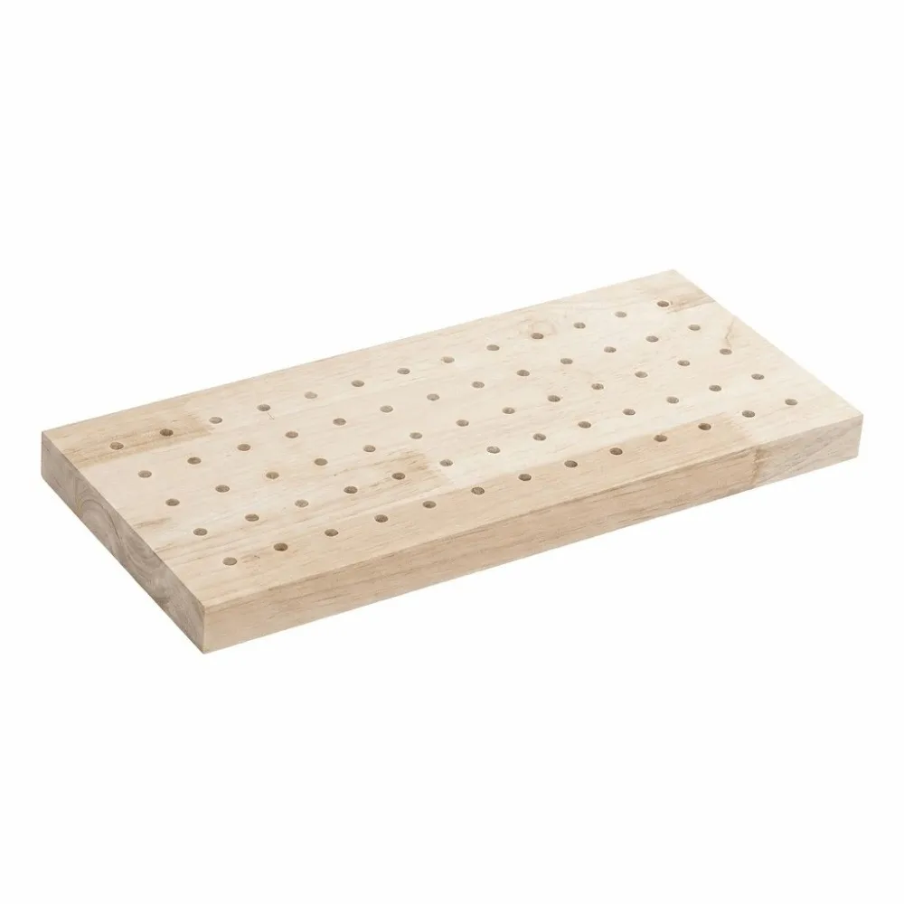 

54/65 Slots Hairpin Wooden Insert Board Jewelry Stand Display Trays DIY Storage Board 5mm Organizer Ultra-light Drying Stand