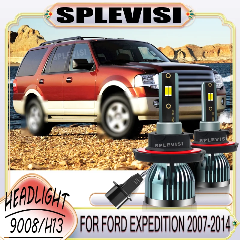 

LED Headlight Easy to Install and Replace Long Service Life 9008 For Ford Expedition 2007 2008 2009 2010 2011 2012 2013 2014