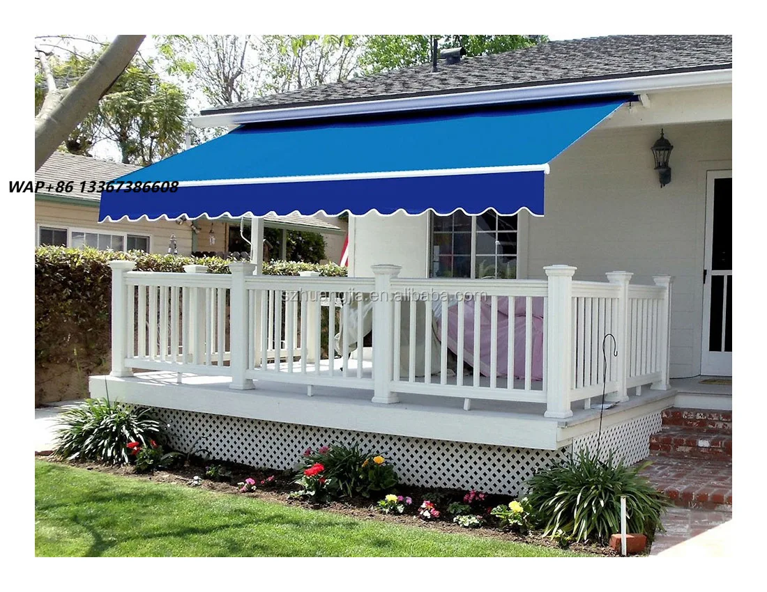 Economical Outdoor Balcony Retractable Motorized Sun Shades Awning Price