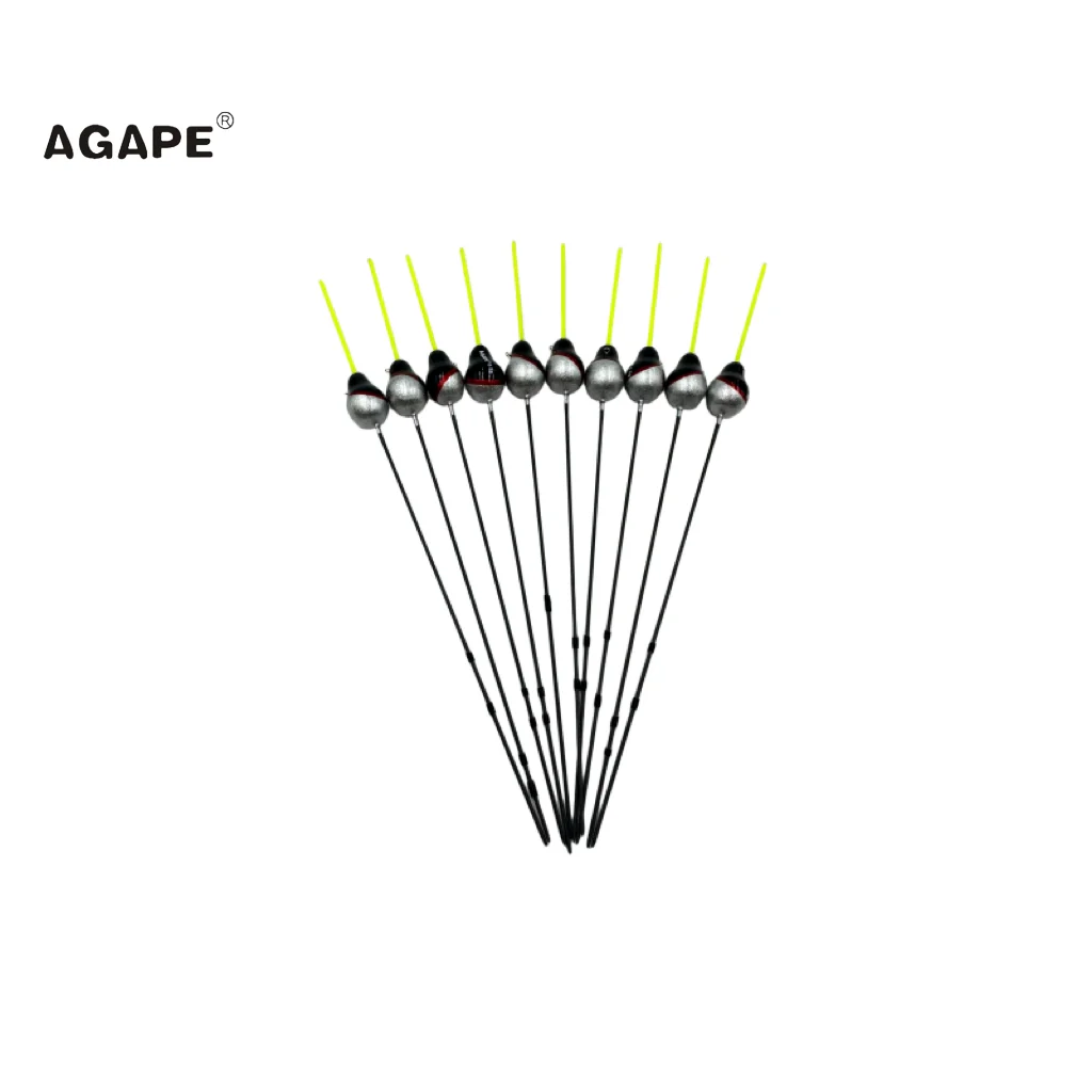 Agape Float Fishing Bobber, Balsa Fishing Floats Set, Fishing Accessories, Wedkarstwo Wyprzed Vliegvissen, 0.5g, 10PCS