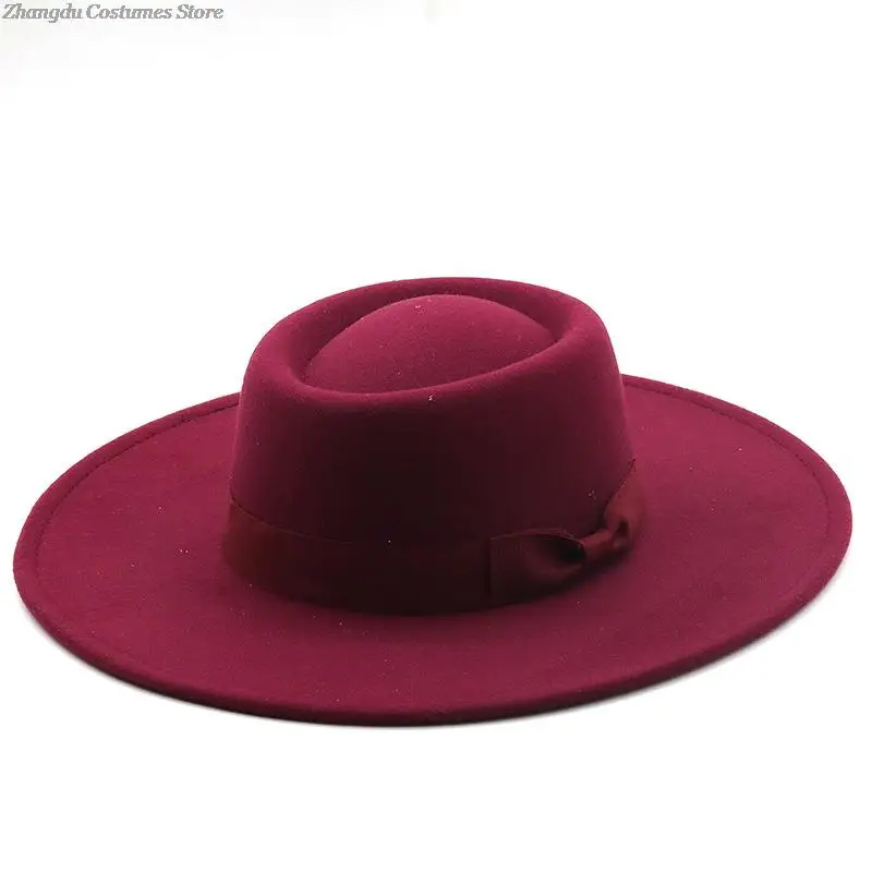 Chapeau de Jazz Élégant à Grand Bord pour Femme, Style Français, avec Nministériels d Classique, pour Patients de Mariage, Coiffure Fedoras, QueParty, Église