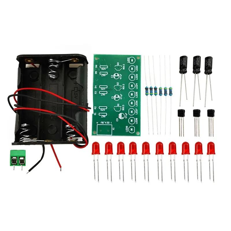 LED Light Water Flowing Light LED Module DIY Kit Electronic Circuit  Board Assembly Parts