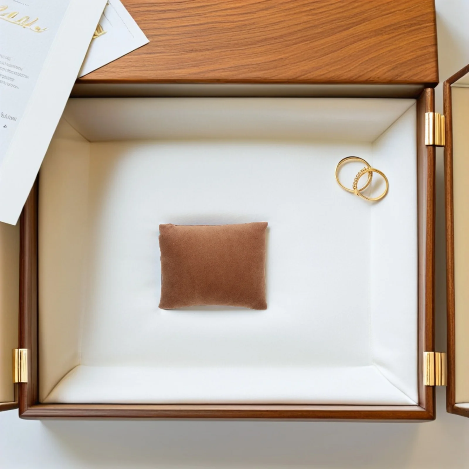 

10pcs Watch Pillow Lint Soft Support Watches Bracelets Display Holder Stand Compact Portable Jewelry Storage Case Cushion