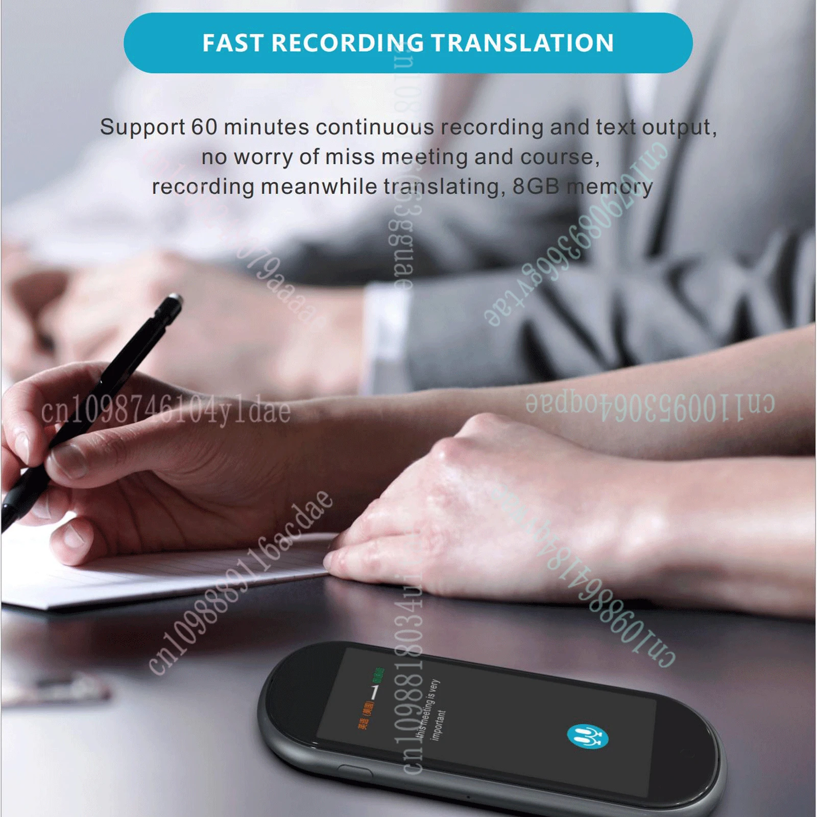 4G LTE sim card portable real-time online translation 137 language intelligent voice translator multi-automatic translator