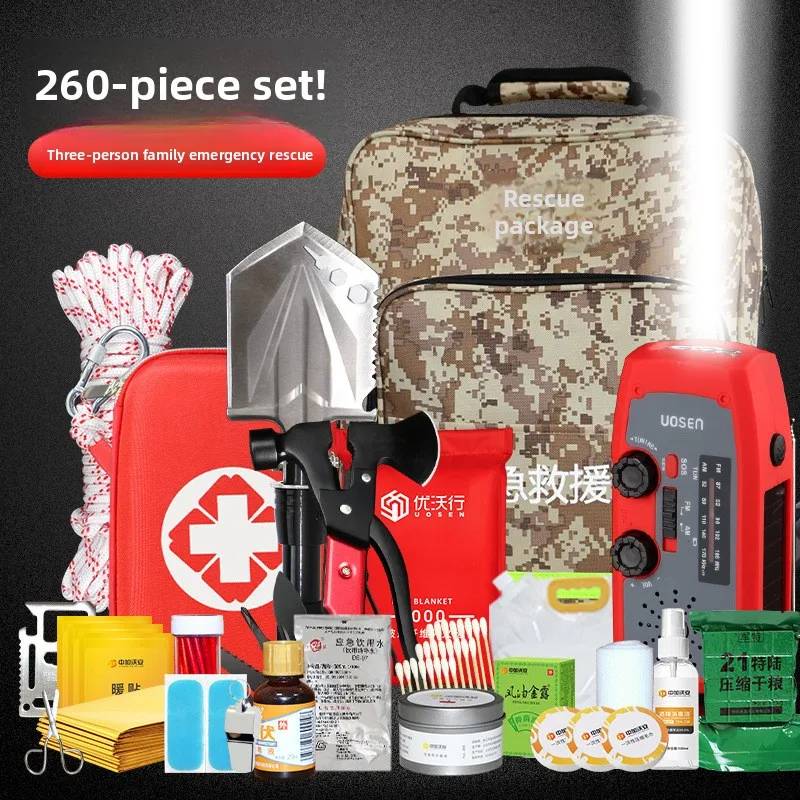 

Emergency Rescue Kit Household Nuclear Warfare Survival Emergency Shelter Civil Defense