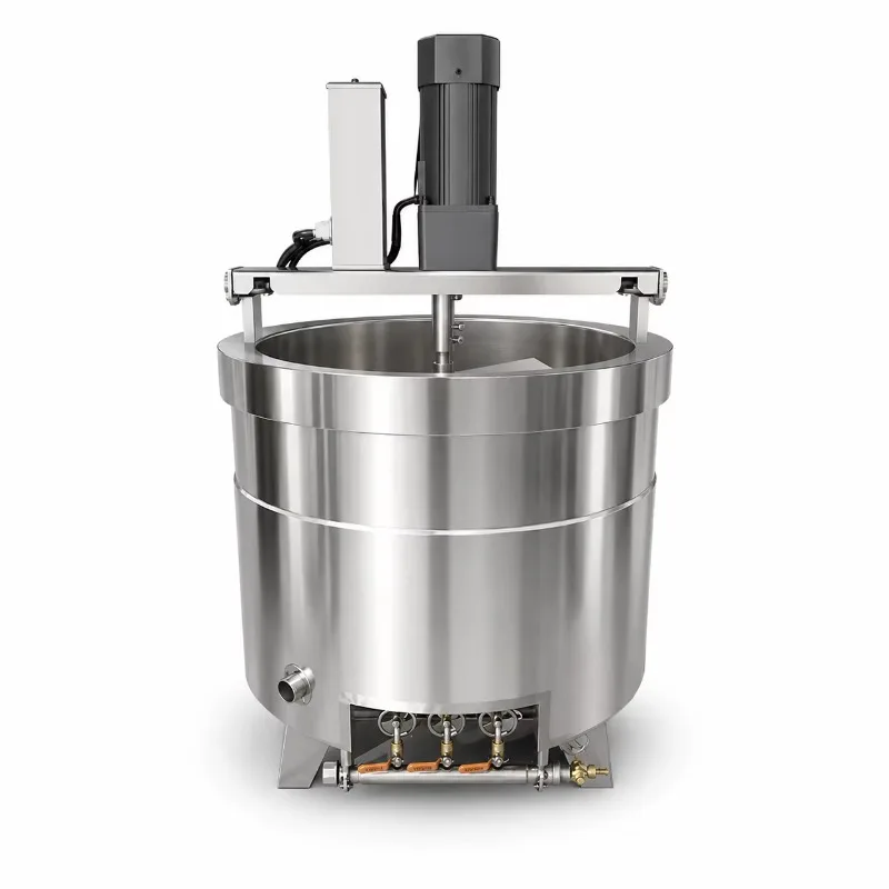 Commercial gas pot Three-phase 380V electric heating soup pot with faucet Industrial soup pot with agitator