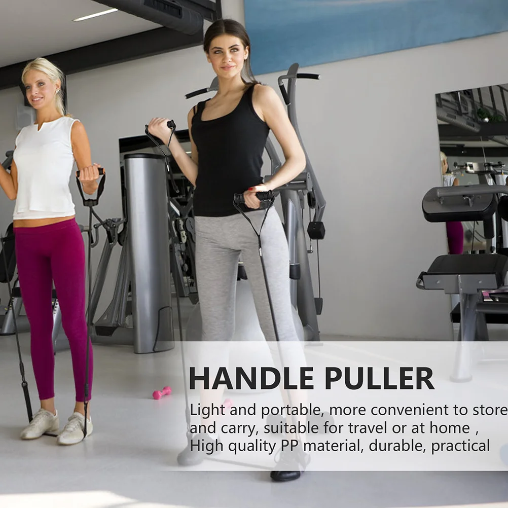 

2Pcs Exercise Handle Grip Heavy Duty PP Non-Slip Fitness Cable Attachment for Resistance Bands Workout Strap Home Gym