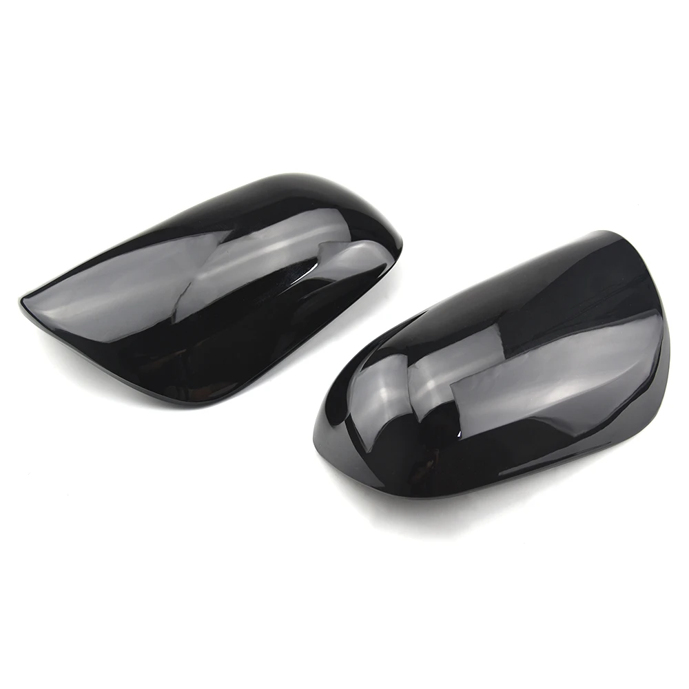 

1pair Side Mirror Cover Cap For Toyota Yaris 2006 2007 2008 2009 2010 2011 Rearview Mirrors Accessories Glossy Black